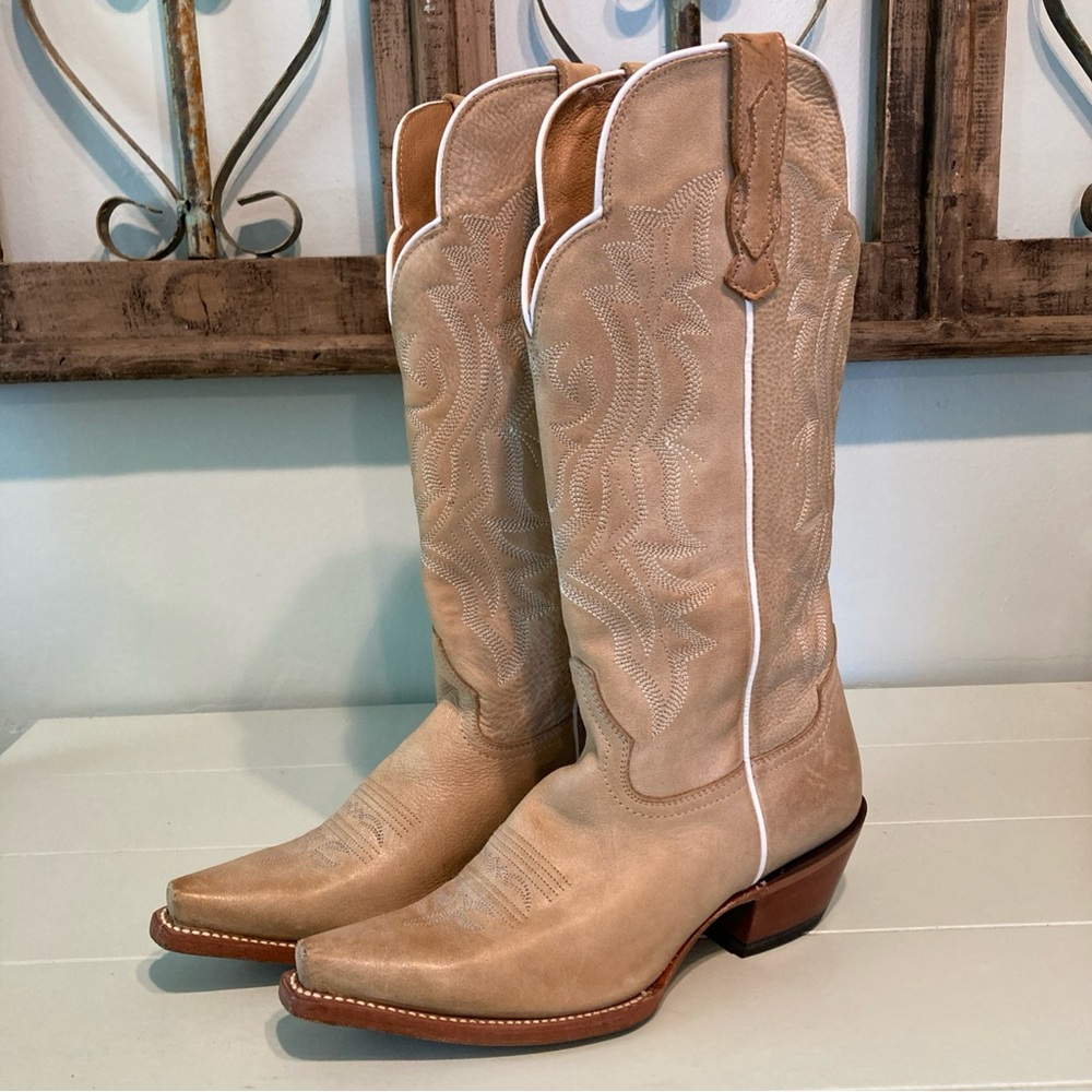 Idyllwind Women’s Britches Leather Western Cowboy Boots Snip Toe Size 7 BL-207-2